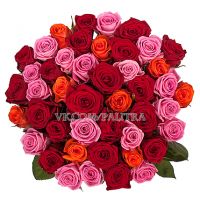 «Осенний микс« из 51 розы