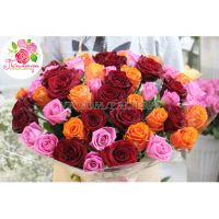 «Осенний микс« из 51 розы