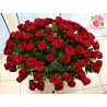 Корзина из 101 красной розы « Ред Наоми »