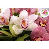 Букет с орхидеями