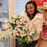 Букет из орхидей «Цимбидиум»