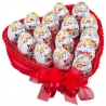 Сердечко с 15 киндер-сюрпризами красное