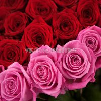 Букет в форме сердца из 101 розы